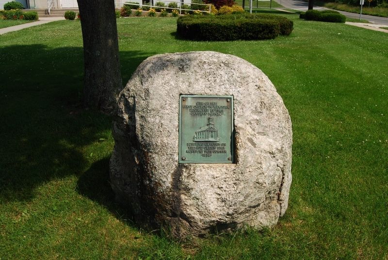 Site of the First Church in Hampden Marker. Click for full size. Site of the First Church in Hampden Marker image. Click for full size.