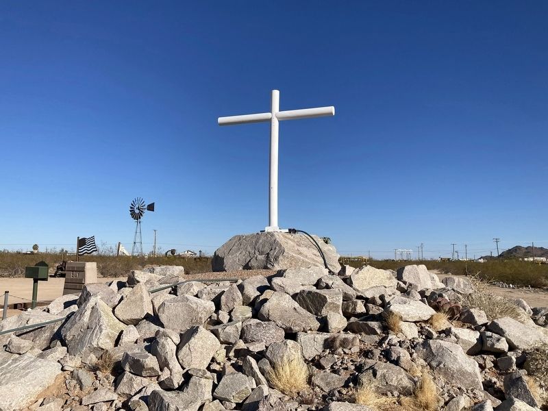 The Original Mojave Cross image. Click for full size.