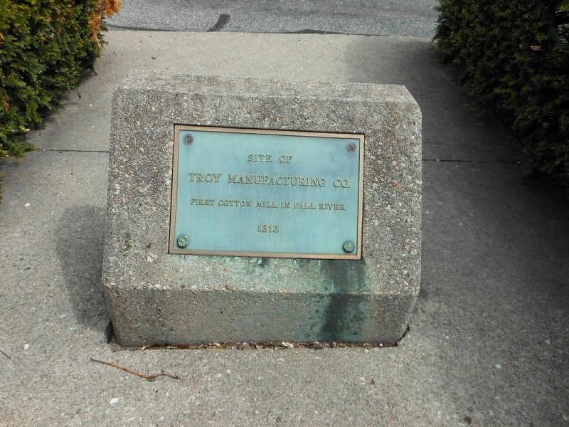 Site of Troy Manufacturing Co. Marker. Click for full size. Site of Troy Manufacturing Co. Marker image. Click for full size.