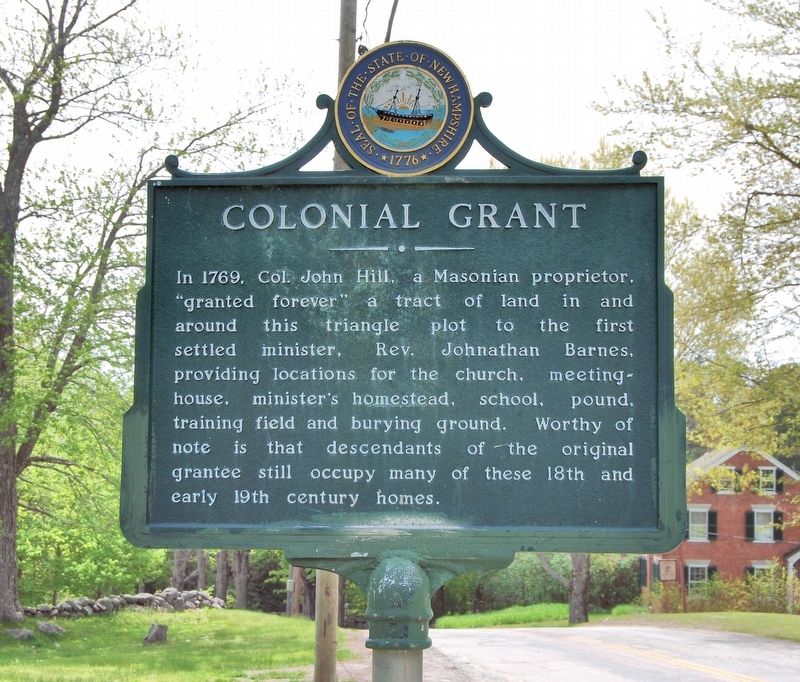 Colonial Grant Marker. Click for full size. Colonial Grant Marker image. Click for full size.
