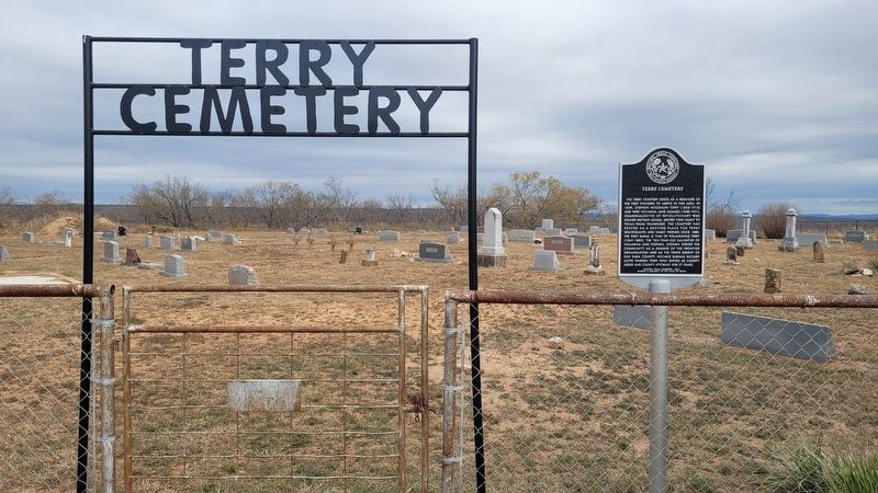 Terry Cemetery Marker image. Click for full size.