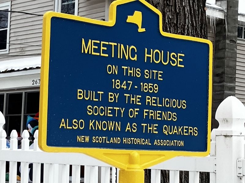 Meeting House Marker image. Click for full size.