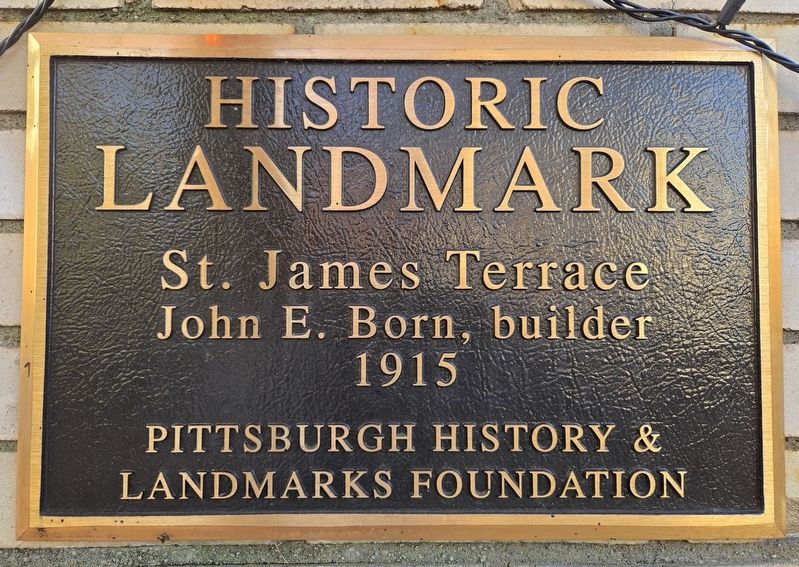St. James Terrace Marker image. Click for full size.