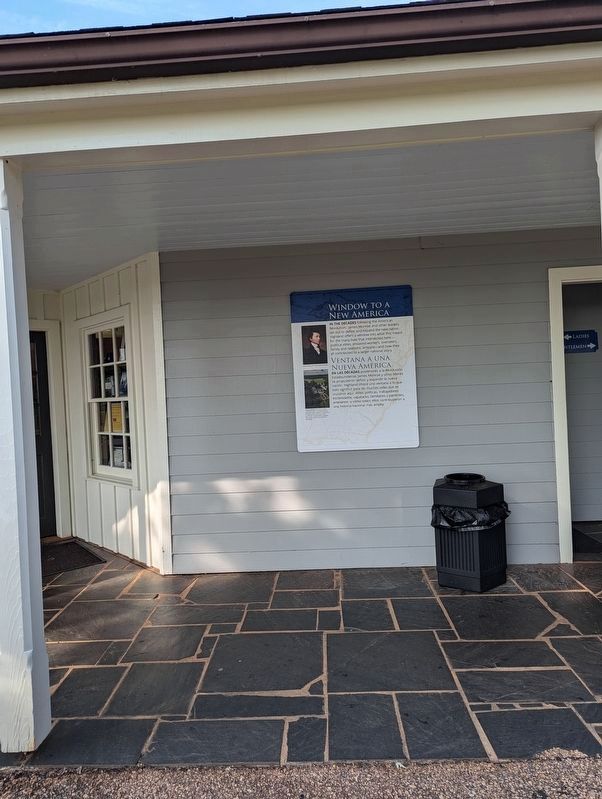 Window To A New America Marker. Click for full size. Window To A New America Marker image. Click for full size.