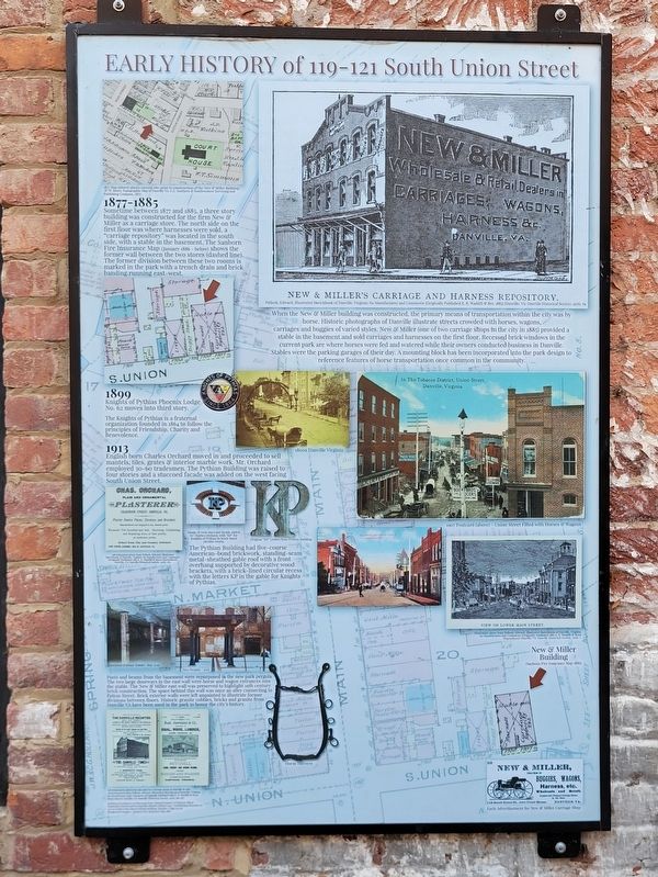 Early History of 119-121 South Union Street Marker image. Click for full size.