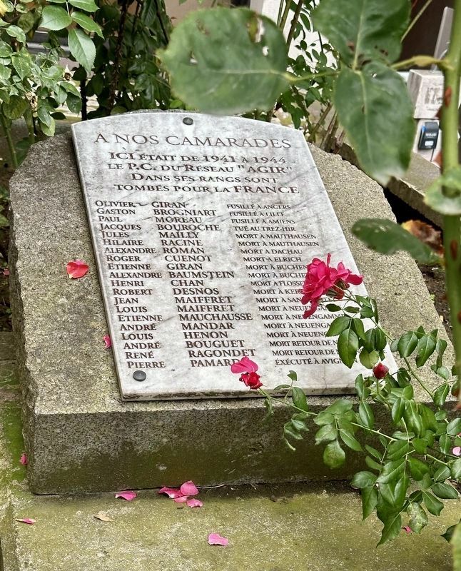 Réseau AGIR / Network for ACTION Memorial Marker. Click for full size. Réseau AGIR / Network for ACTION Memorial Marker image. Click for full size.