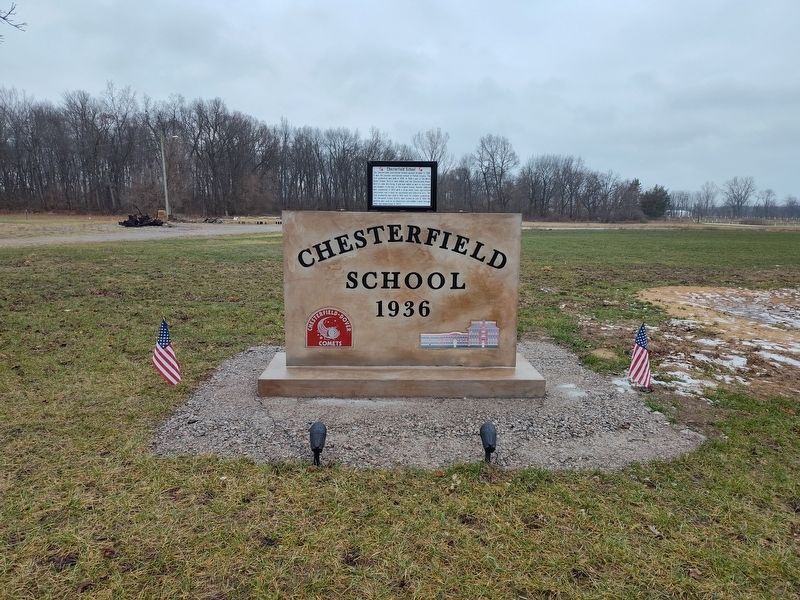 Chesterfield School Marker image. Click for full size.