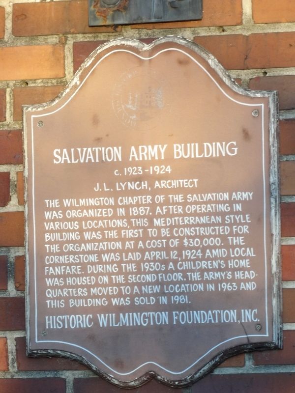 Salvation Army Building Marker image. Click for full size.