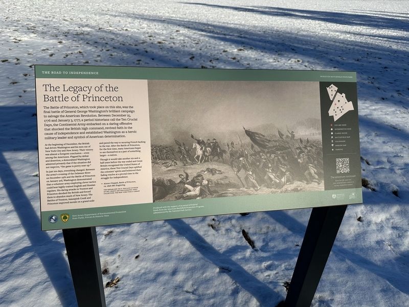 The Legacy of the Battle of Princeton Marker image. Click for full size.