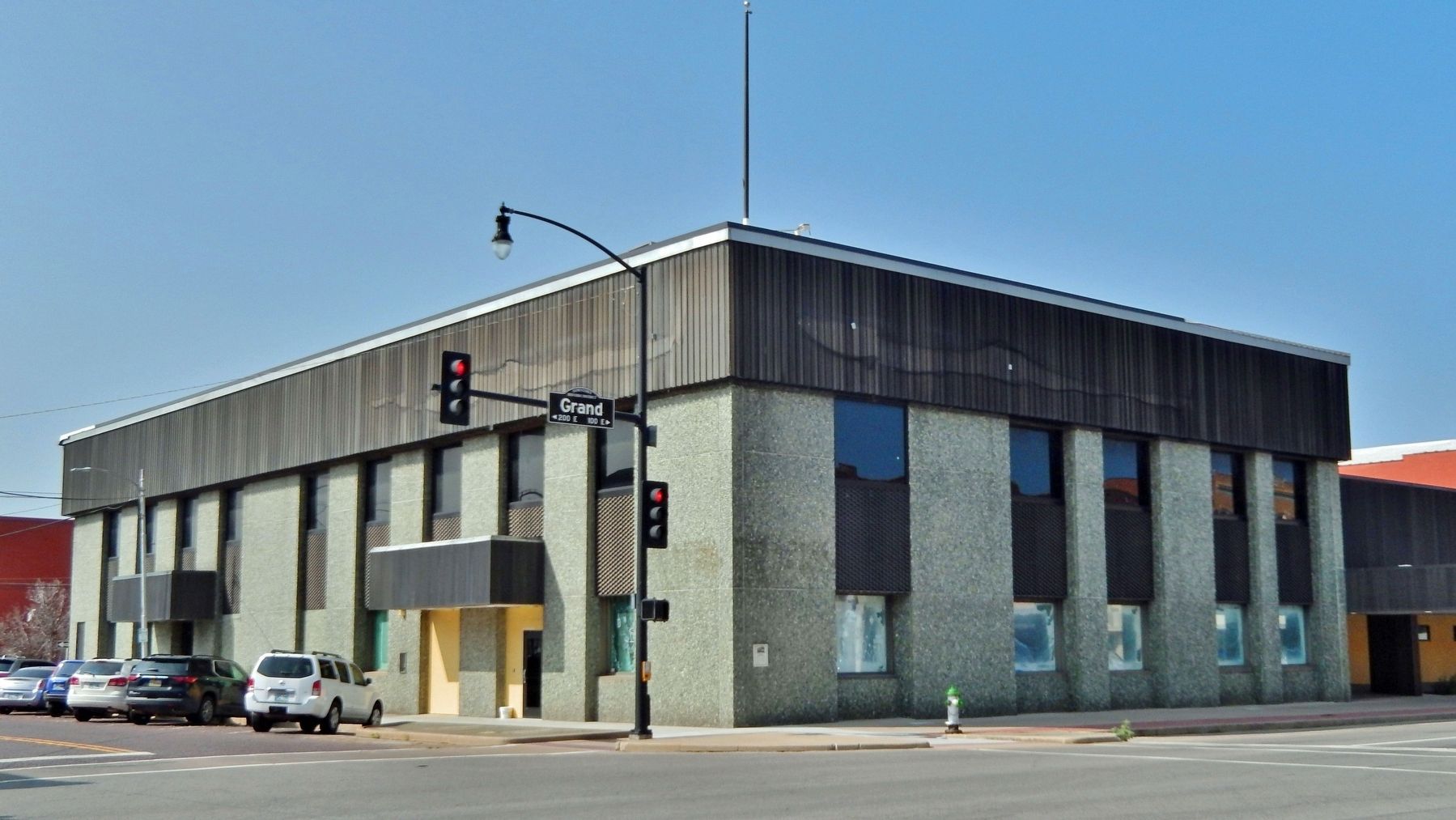 Contemporary building at this location today (<i>northeast elevation</i>). Click for full size. Contemporary building at this location today (<i>northeast elevation</i>) image. Click for full size.