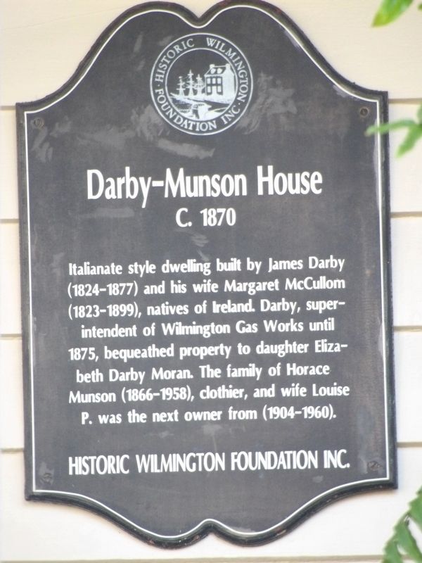 Darby-Munson House Marker. Click for full size. Darby-Munson House Marker image. Click for full size.