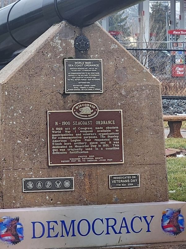 M-1900 Seacoast Ordnance Marker image. Click for full size.