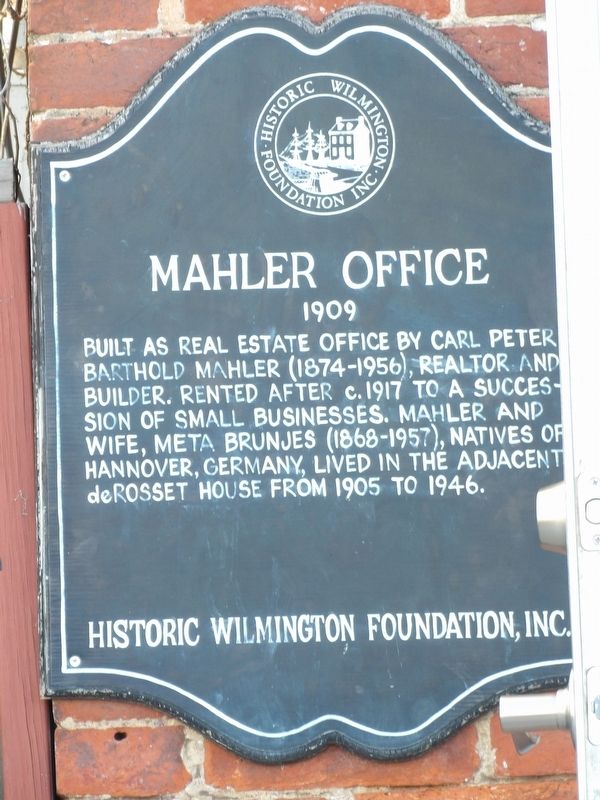 Mahler Office Marker image. Click for full size.