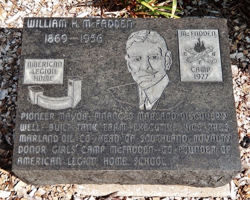 William H. McFadden Marker image. Click for full size.