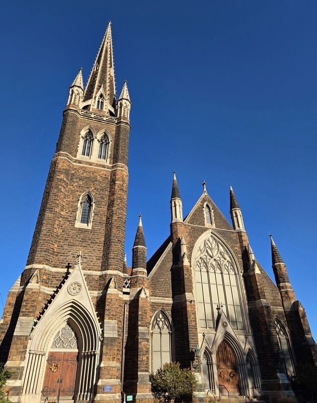 Third Presbyterian Church and Marker image. Click for full size.