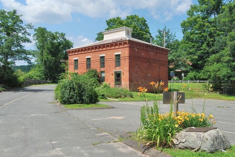 Haydenville Brassworks Marker. Click for full size. Haydenville Brassworks Marker image. Click for full size.