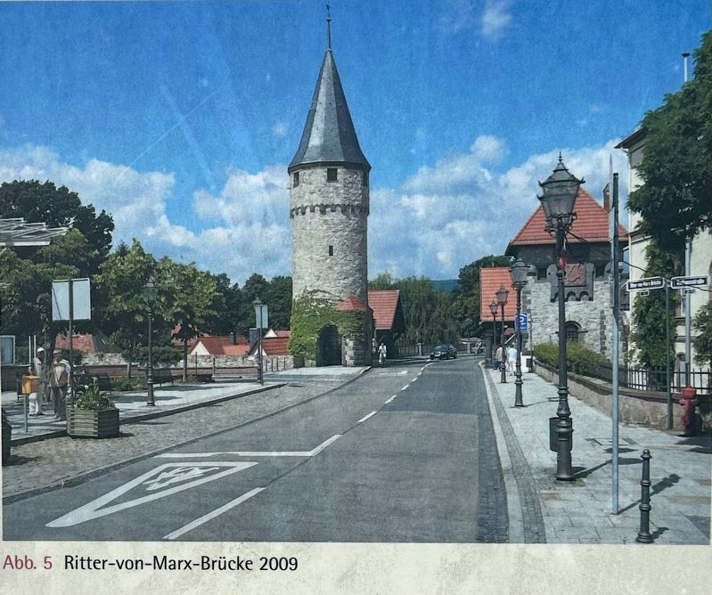 Marker photo: Ritter von Marx Bridge in 2009 image. Click for full size.