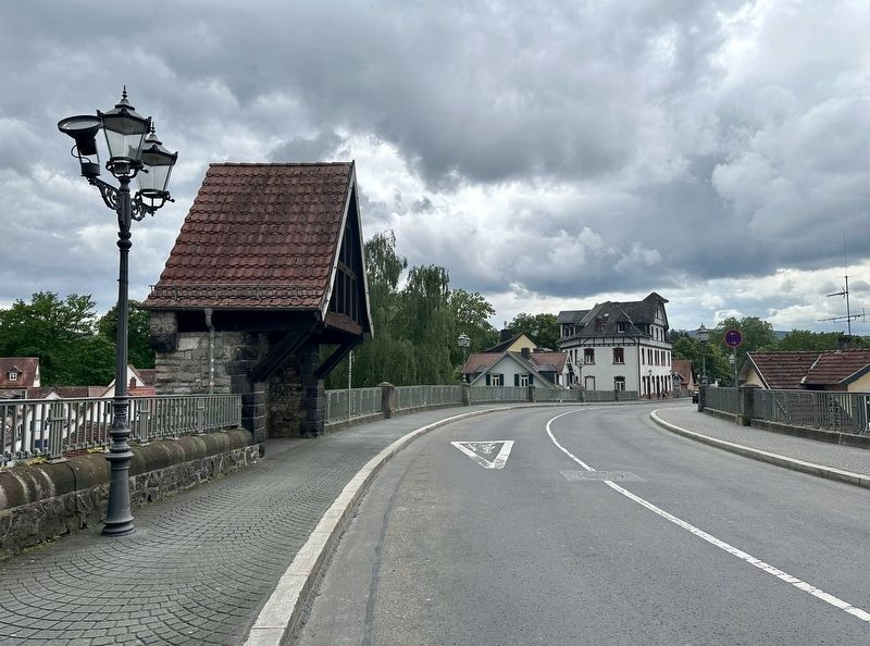 Ritter von Marx Bridge in 2024, looking west image. Click for full size.