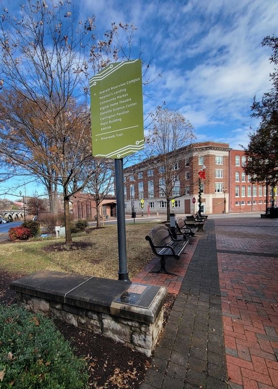 Early Settlement of Danville Marker. Click for full size. Early Settlement of Danville Marker image. Click for full size.