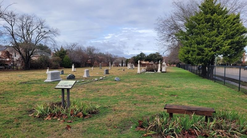 The Bethany Cemetery and Marker. Click for full size. The Bethany Cemetery and Marker image. Click for full size.
