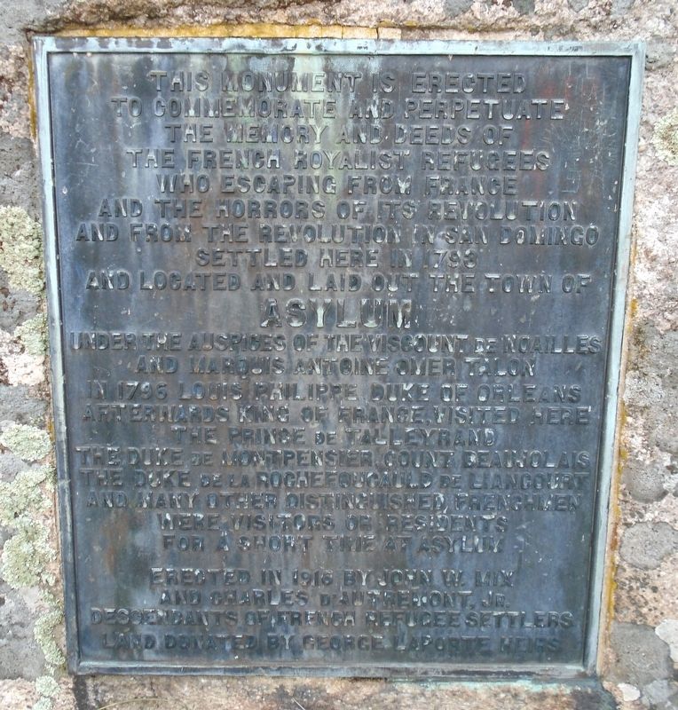 Asylum Marker image. Click for full size.