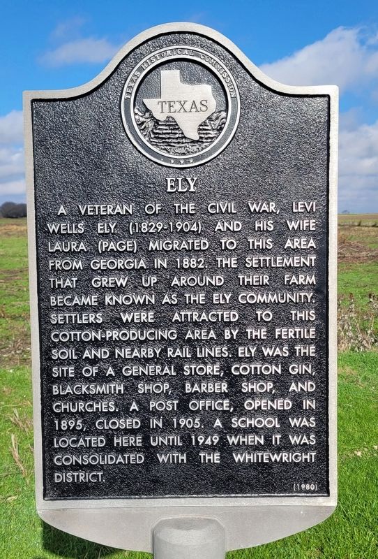 Ely Marker. Click for full size. Ely Marker image. Click for full size.
