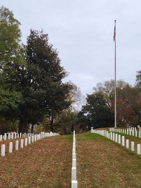 National Cemetery Monuments. Click for full size. National Cemetery Monuments image. Click for full size.