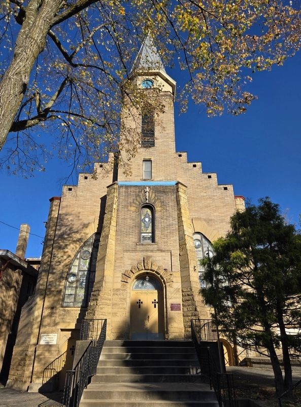 First Hungarian Reformed Church and Marker. Click for full size. First Hungarian Reformed Church and Marker image. Click for full size.