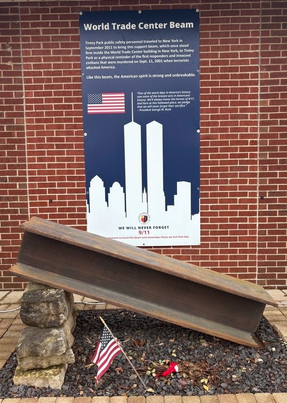 World Trade Center Beam Marker. Click for full size. World Trade Center Beam Marker image. Click for full size.