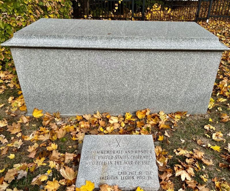 Memorial to fallen American soldiers of the Batlle of Stoney Creek image. Click for full size.