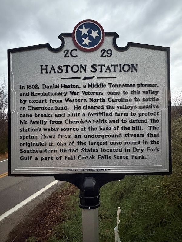 Haston Station marker. Click for full size. Haston Station marker image. Click for full size.