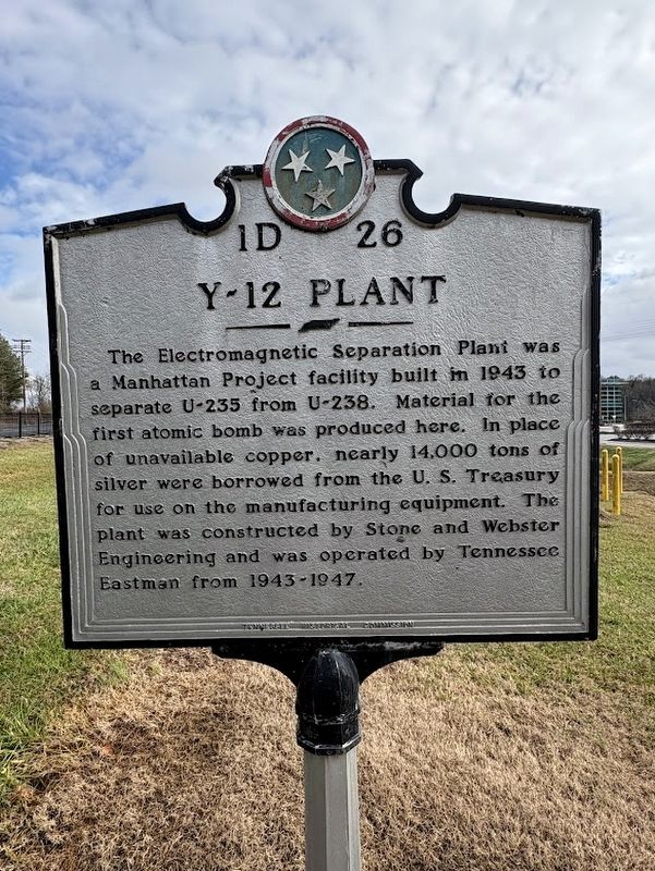 Y-12 Plant marker image. Click for full size.