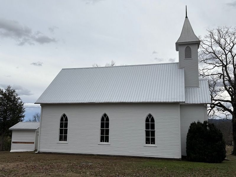 The left side of the Historic Bethlehem Church image. Click for full size.