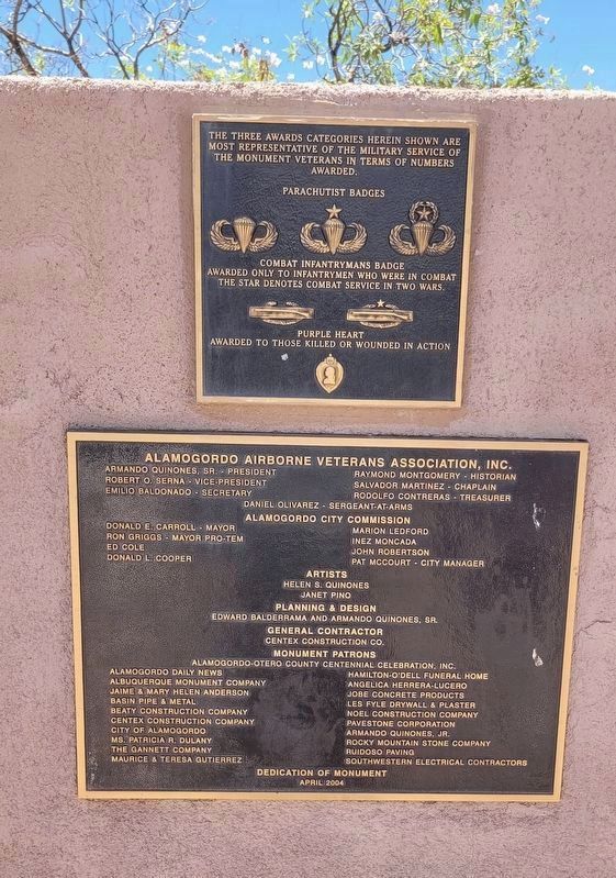 Left Wall 2nd and 4th Plaques. Click for full size. Left Wall 2nd and 4th Plaques image. Click for full size.