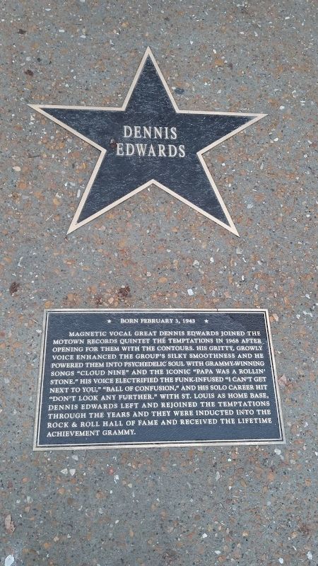 Dennis Edwards Marker image. Click for full size.