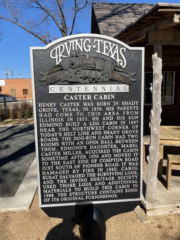 Caster Cabin Marker. Click for full size. Caster Cabin Marker image. Click for full size.