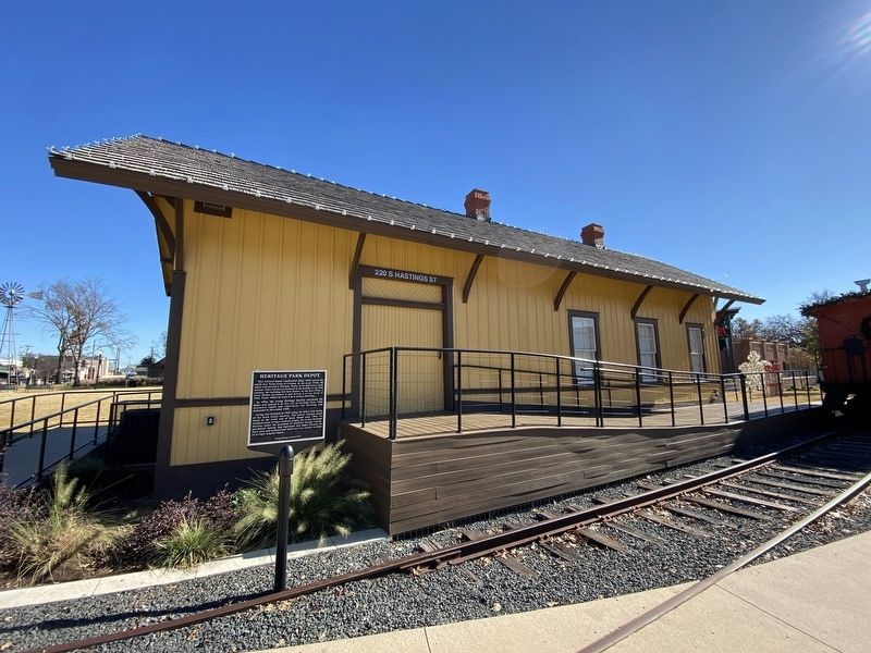Heritage Park Depot Marker. Click for full size. Heritage Park Depot Marker image. Click for full size.