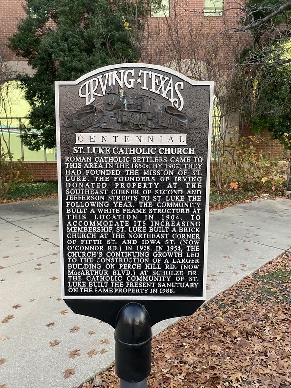 St. Luke Catholic Church Marker image. Click for full size.