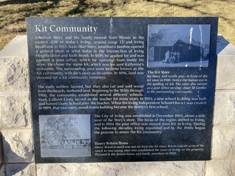 Kit Community Marker. Click for full size. Kit Community Marker image. Click for full size.
