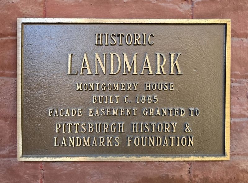 Montgomery House Marker. Click for full size. Montgomery House Marker image. Click for full size.