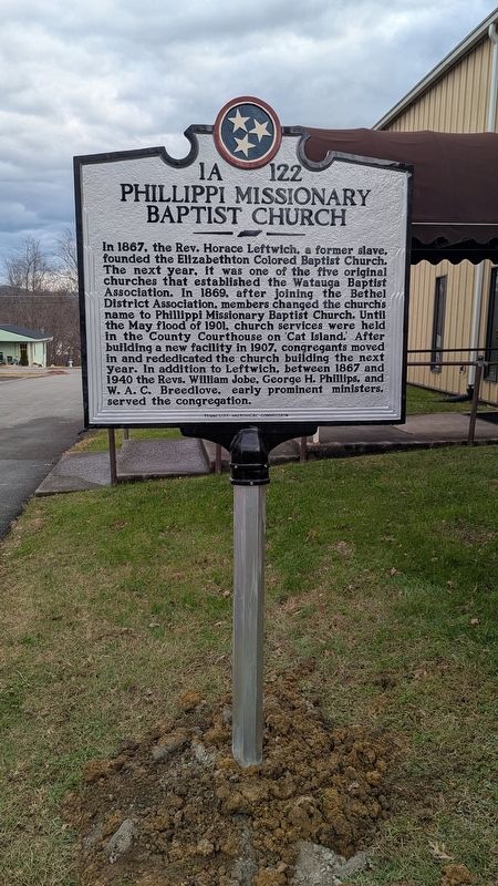 Phillippi Missionary Baptist Church Marker. Click for full size. Phillippi Missionary Baptist Church Marker image. Click for full size.