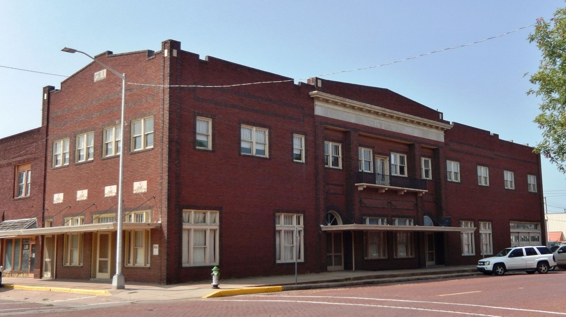 Gill Funeral Home (<i>northeast elevation</i>). Click for full size. Gill Funeral Home (<i>northeast elevation</i>) image. Click for full size.
