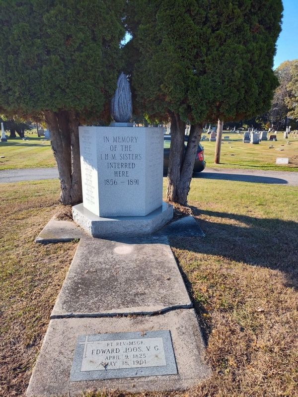 In Memory of the I.H.M. Sisters Interred Here 1856-1891 Marker image. Click for full size.