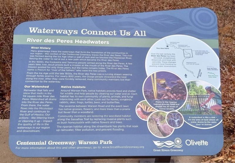 Waterways Connect Us All Marker image. Click for full size.
