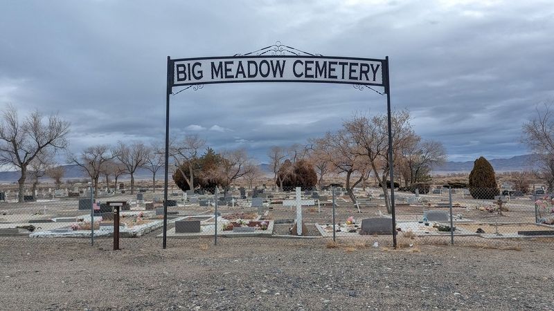 California Trail - Leaving Big Meadows Marker image. Click for full size.
