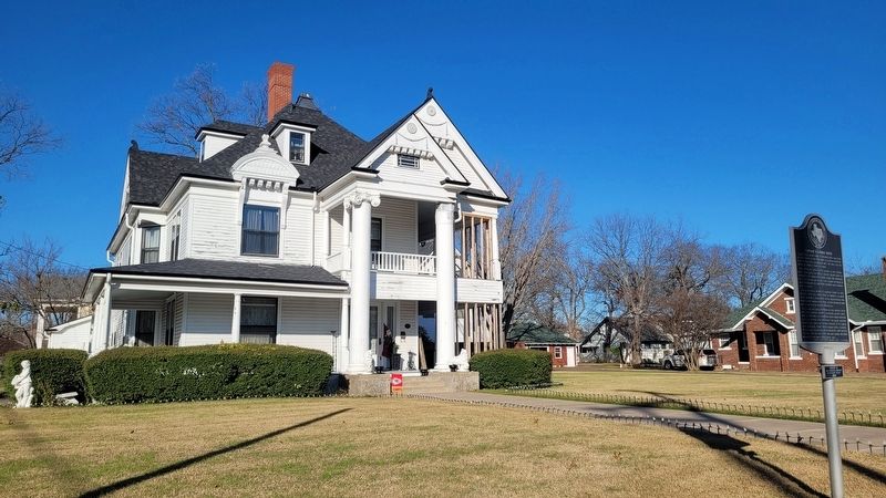 The view of the front entrance to the Captain N.A. Birge House with Marker. Click for full size. The view of the front entrance to the Captain N.A. Birge House with Marker image. Click for full size.