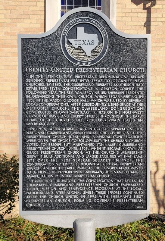 Trinity United Presbyterian Church Marker image. Click for full size.