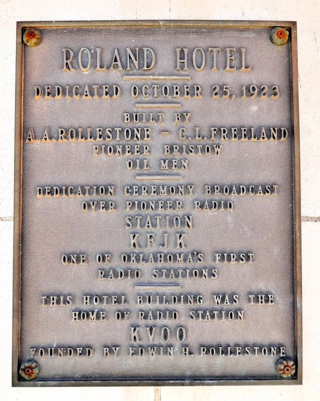 Roland Hotel Marker image. Click for full size.