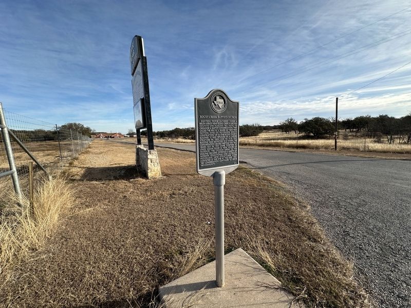 Rocky Creek Baptist Church Marker image. Click for full size.