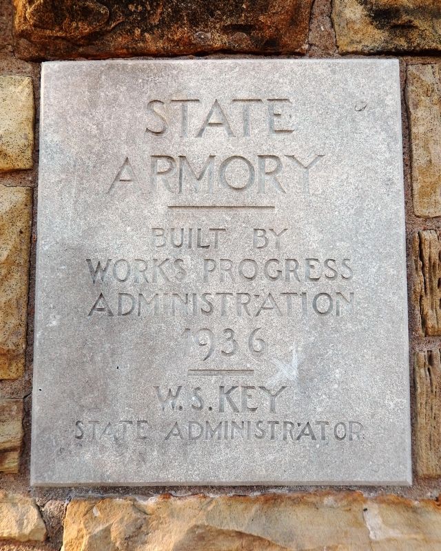State Armory Marker. Click for full size. State Armory Marker image. Click for full size.